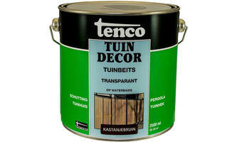 Tenco Tuindecor Transparant Kastanjebruin