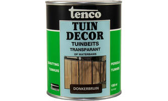 Tenco Tuindecor Transparant Donkerbruin 1 L