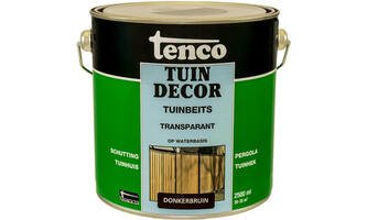Tenco Tuindecor Transparant Donkerbruin