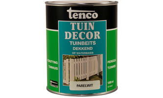 Tenco Tuindecor Dekkend Parelwit 1 L
