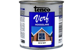 Tencoverf Dekkend Hoogglans Wit 9010 250 ml
