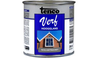 Tencoverf Dekkend Hoogglans Antraciet 7016 250 ml