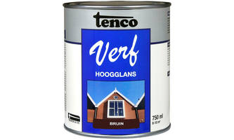 Tencoverf Dekkend Hoogglans Bruin 750 ml