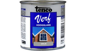 Tencoverf Dekkend Hoogglans Grijs