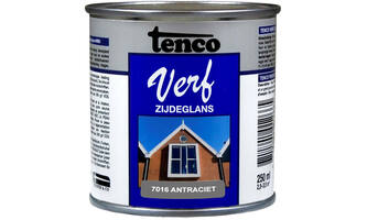 Tenco Verf Dekkend Zijdeglans Antraciet 7016