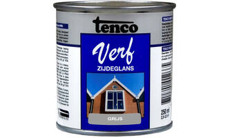 Tencoverf Dekkend Zijdeglans Grijs