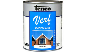Tencoverf Zijdeglans Wit 9010 Waterbasis 750 ml