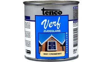 Tencoverf Zijdeglans Cremewit 9001 Waterbasis
