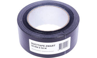 VEBA Duct-Tape Zwart 50 mm x 50 m