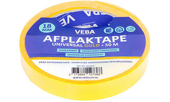 VEBA Afplaktape Universal Gold 18 mm
