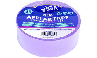 VEBA Afplaktape Sensitive Purple 36 mm