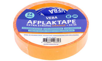 VEBA Afplaktape Extra Strong Orange 24 mm
