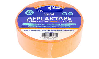 VEBA Afplaktape Extra Strong Orange 36 mm