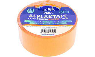 VEBA Afplaktape Extra Strong Orange 48 mm