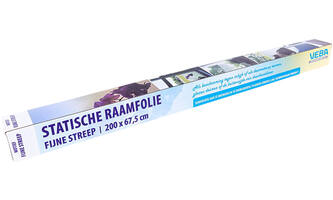 VEBA Raamfolie Statisch 67,5x2M Fijne Streep