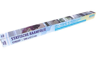 VEBA Raamfolie Statisch 675x2M Streep (Verticaal)