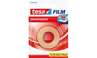 Tesa Tesafilm Transparant 33M x 15 mm Blister