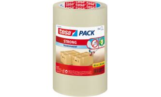 Tesa Tesapack Strong Transparant 3 x 66 m x 50 mm