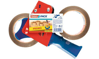 Tesa Tesapack Standaard Bruin 2 x 66 m x 50 mm + Dispenser