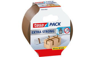 Tesa Tesapack Extra Strong 66 m x 50 mm Bruin