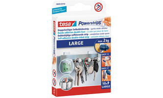 Tesa Powerstrips Large 10 st 58000-00102-23