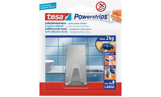 Tesa Powerstrips Large Metaal Rechthoekig