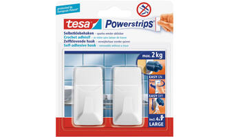 Tesa Powerstrips Large Rechthoekig Wit