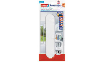 Tesa Powerstrips Hakenrek Wit