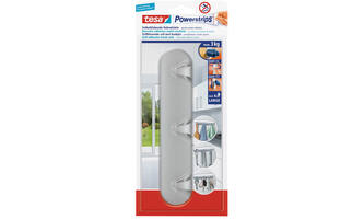 Tesa Powerstrips Hakenrek Chroom