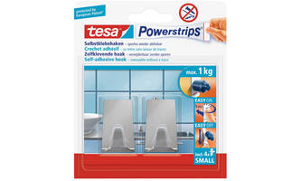 Tesa Powerstrips Small Metaal Rechthoekig