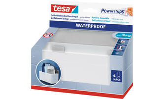 Tesa Powerstrips Waterproof Douchebakje Kunststof & RVS