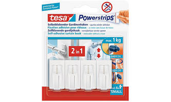 Tesa Powerstrips Fix Gordijnrails Haak Wit