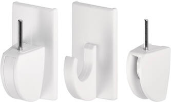 Tesa Powerstrips Fix Gordijnrails Haak Wit