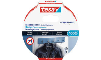 Tesa Powerbond® Montagetape Tegels & Metaal 5M x 19 mm