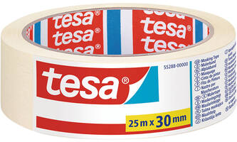 Tesa Afplakband Basic 25 m x 30 mm