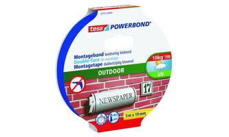 Tesa Powerbond Montagetape Outdoor 5M x 19 mm