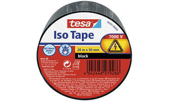 Tesa Electrische Isolatie Alle Gebruik 20M x 50 mm Zwart