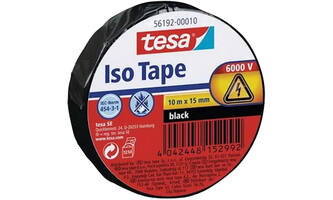 Tesa Electrische Isolatie 20M x 19 mm Zwart