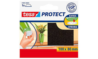 Tesa Vilt 100 x 80 mm Bruin