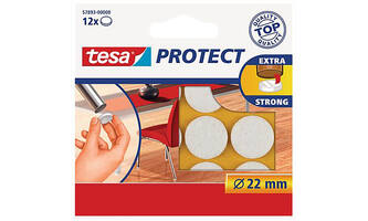 Tesa Vilt Rond 22 mm Wit