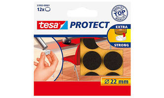 Tesa Vilt Rond 22 mm Bruin