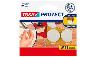 Tesa Vilt Rond 26 mm Wit