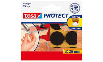 Tesa Vilt Rond 26 mm Bruin