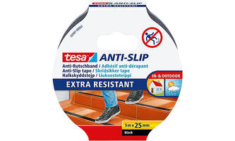 Tesa Anti-Slip 5M x 25 mm Zwart