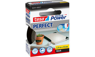 Tesa Extra Power Perfect 2.75 m x 19 mm Zwart Ophangdoosje