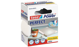 Tesa Extra Power Perfect 2.75 m x 38 mm Wit Blisterverpakking