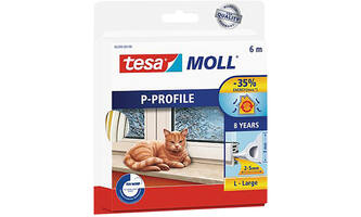 Tesa Tesamoll Classic P Profiel 8Jr 6M Wit