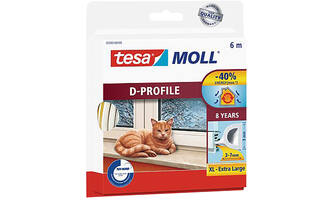 Tesa Tesamoll Classic D Profiel 8Jr 6M Wit