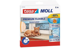 Tesa Tesamoll Premium Flexbile 15Jr 6M Transparant