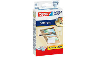 Tesa Comfort Vliegenhor Dakvenster 1,2M x 1,4M Wit